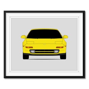 Toyota MR2 SW20 (1989-1999) 2nd Generation Inspired Car Poster Print Wall Art Decor CX1 (Unframed)