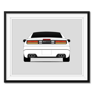 Nissan 300ZX Z32 (1989-2000) (posteriore) Poster ispirato Stampa artistica da parete Decorazione CX1 (senza cornice)