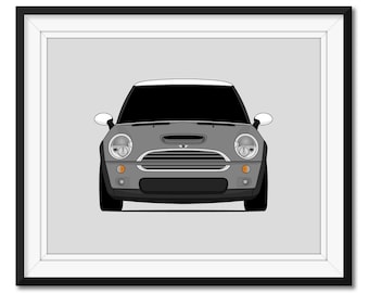 Mini Cooper S MC40 R53 2004 GEN 1 ポスタープリント ウォールアート