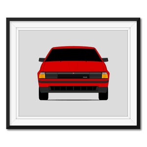 Toyota Celica A60 (1981-1985) 3rd Generation Inspired Car Poster Print Wall Art Decor Handmade CX1 (Unframed)