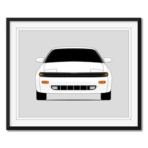 Toyota Celica T180 (1989-1993) Gen 5 Inspired Poster Print Wall Art Decor CX1 (Unframed)