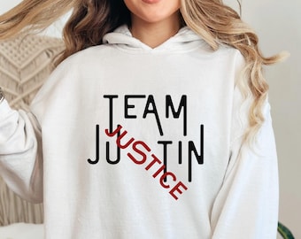 Team Justin Sweatshirt - Justice for Justin Baldoni Fans! Perfect Gift For Movie Lovers, Support The Cause With Style And Comfort