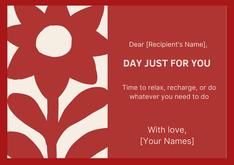 Printable Gift Certificates Bundle, Editable Canva Gift Cards, Babysitting, Date Night, Chores, Me Time, Digital Download, Instant Download image 2