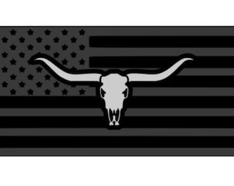 Longhorn License Plate