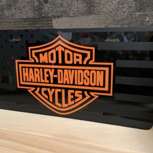 harley davidson license plate