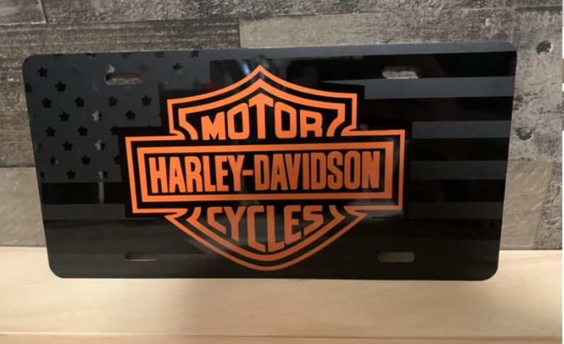 harley davidson license plate