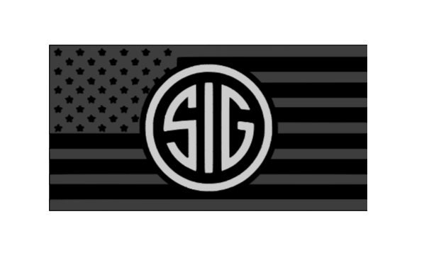 Flag License Plate Frame Holder Subdued 3D Embossed In Black Gloss