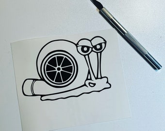Gary the snail turbo Vinyl Decal