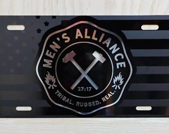 Men’s alliance license plate
