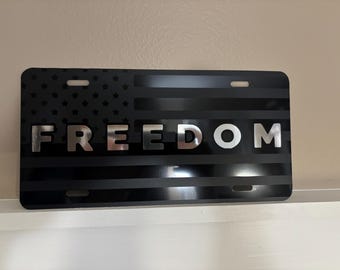 FREEDOM License Plate