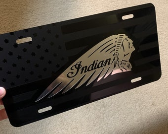 Indian Motorcycles© License Plate