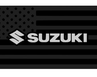 Suzuki© license plate