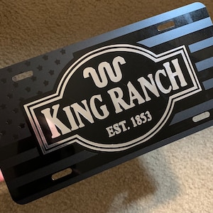 King Ranch© license plate