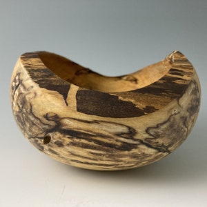 Natural Edge Spalted Maple Bowl