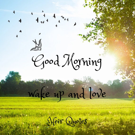 Good Morning Wake UP and LOVE Stickers, Good Morning Sticker, Good Vibes  Stickers, Vinyl Decal, for Laptop, Good Morning Sticker 