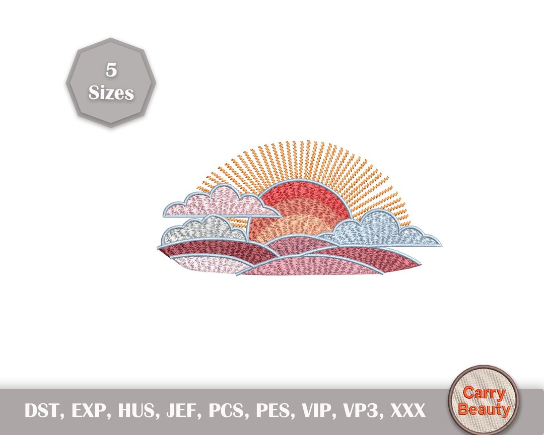 Embroidered Sun Pattern Sun Embroidery, Sun Pattern, Sunshine Pattern, Sunshine Embroidery ...