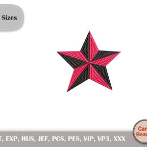 Star Embroidery, Mini Star Embroidery, Star Fill Design, Mini Embroidery, Star Embroidery File, Star Fill Design, Instant Download