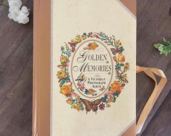Golden Memories Victorian Photo album by the Peony Press