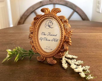 4 Rose Gold, Victorian, Fairest of Them All Frame