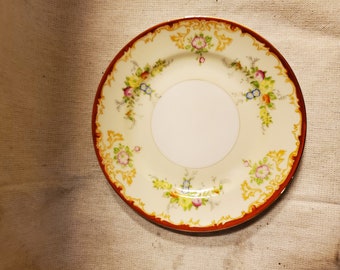 Vintage Garden China Salad Plate GAR3