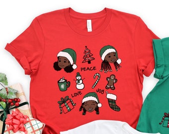 Christmas African Girl Shirt - Etsy