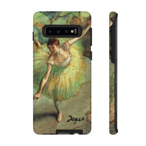 Tough Phone Case for Iphone and Samsung,&quot;Ballet Dancer&quot; by Edgar Degas, vivid colors and realistic brush strokes