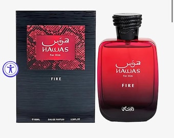 Hawas Fire By Rasasi Eau De Parfum Spray 3.3 Oz