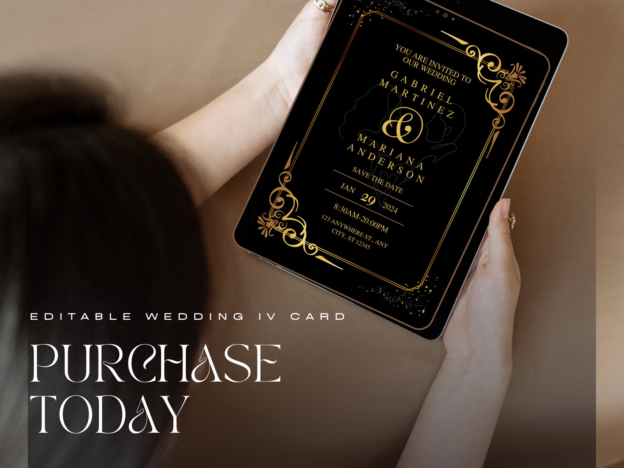 Printable Editable Invitation Card Editable Invitation Card - Etsy