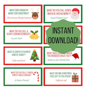 Weihnachts Lunchbox Jokes / Weihnachtswitze / Lunchbox für Kinder