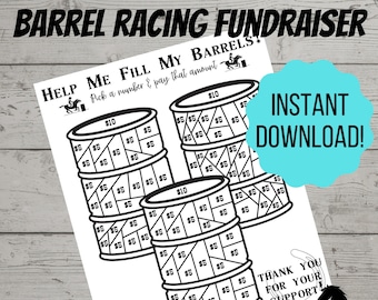 Barrel Racing Fundraiser | Rodeo Fundraiser | Facebook Fundraiser | Easy Fundraiser | Cowgirl Fundraiser