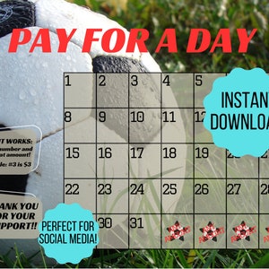 Soccer Calendar Fundraiser / Soccer Fundraiser 30 & 31 days