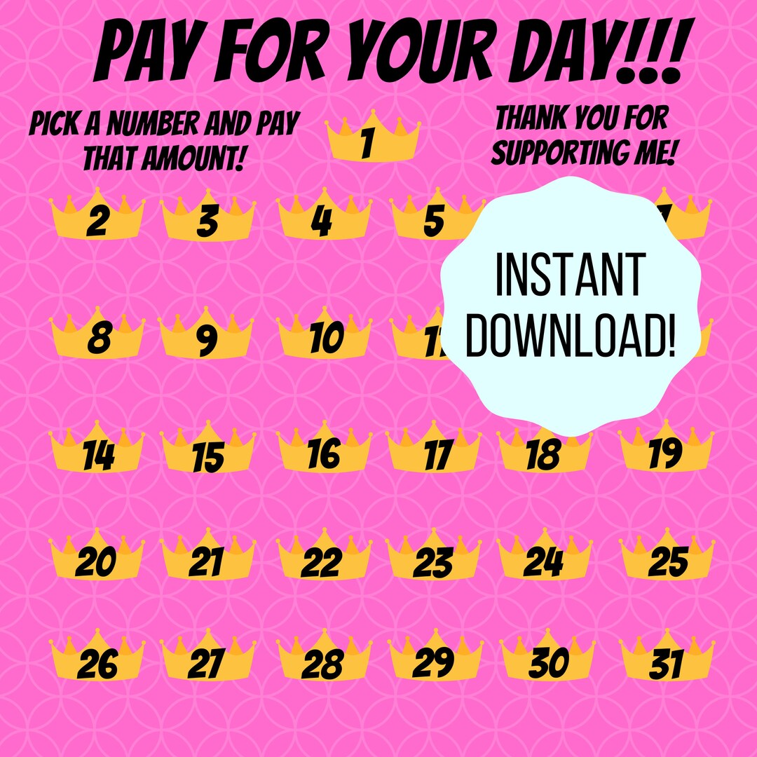 Pageant Calendar Fundraiser Etsy Pageant Calendar Fundraiser Etsy