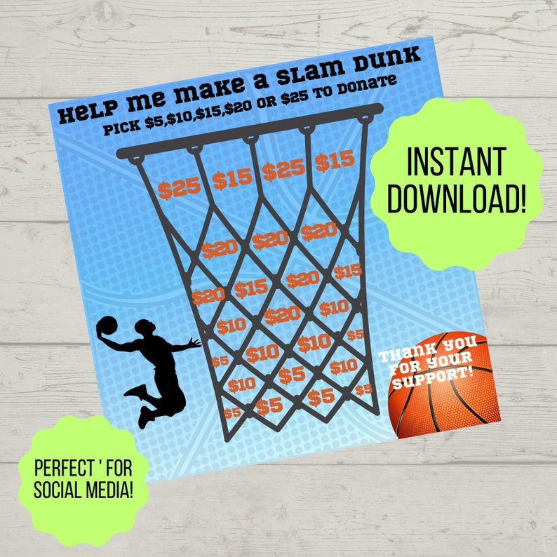 Basketball Fundraiser | Basketball Slam Dunk Fundraiser | Facebook ...