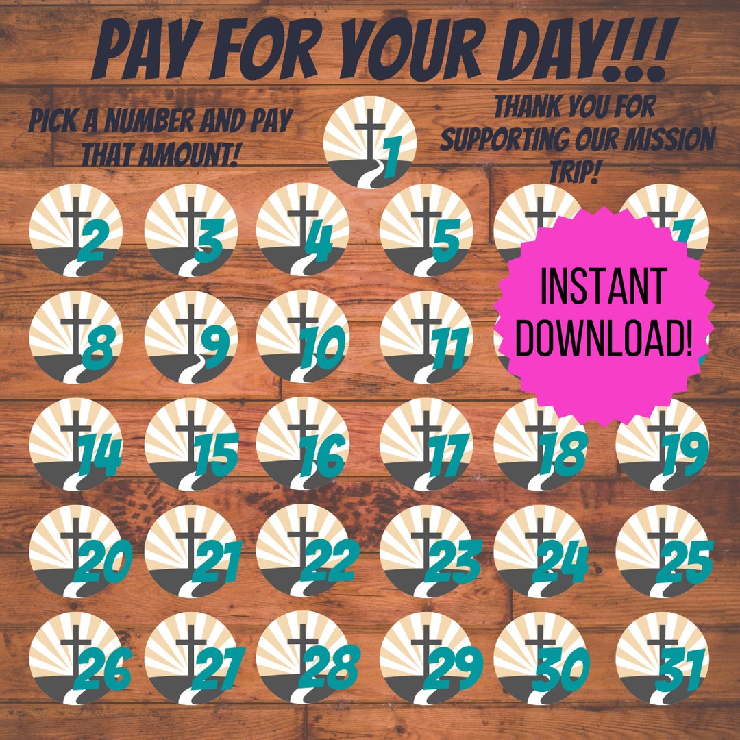 Mission Trip Fundraiser / Calendar Fundraiser / Church Fundraiser