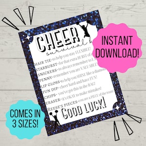 Navy Blue Cheer Survival Kit | Cheerleader Survival Kit