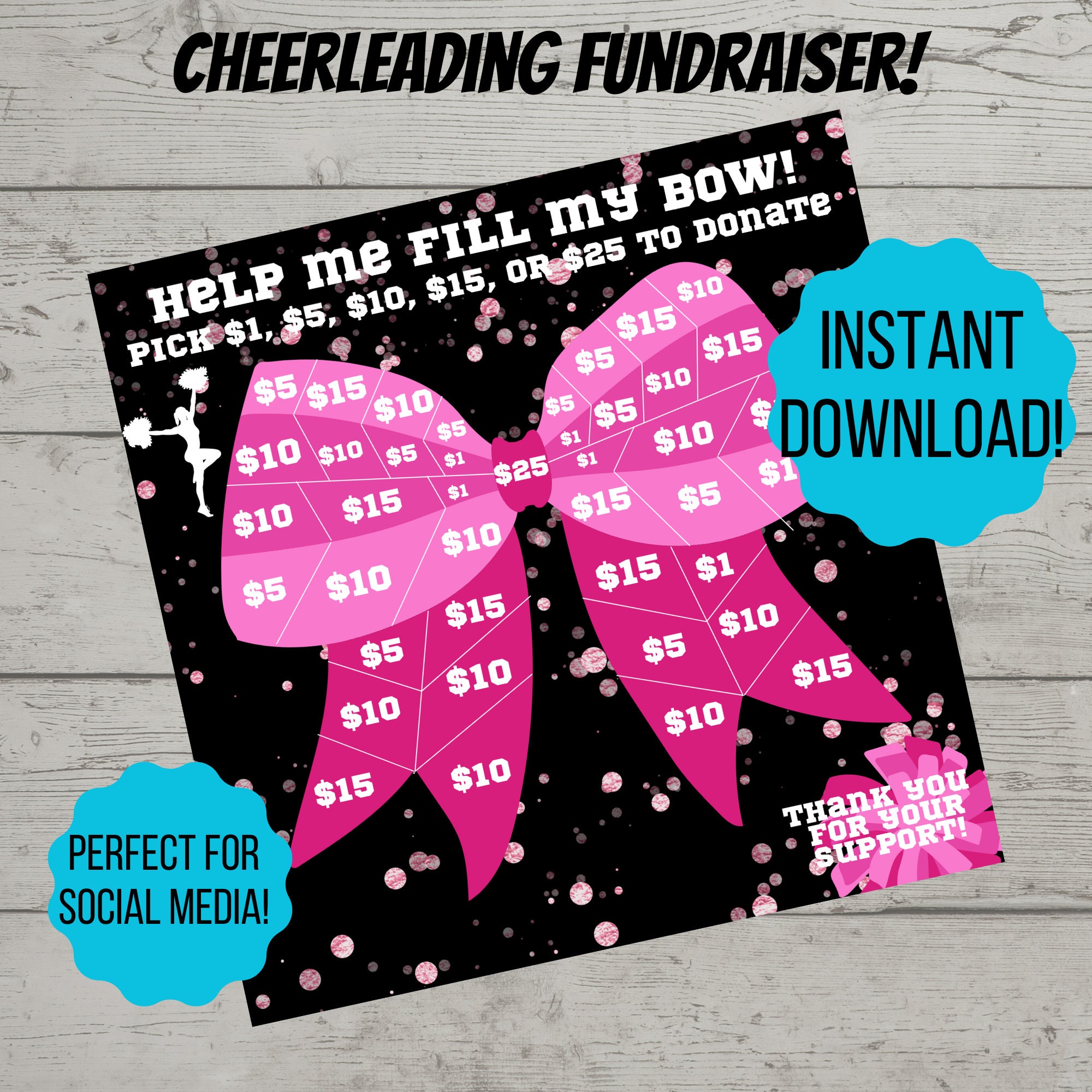 Cheerleading Fundraiser | Drill Team Fundraiser | Dance Team Fundraiser ...