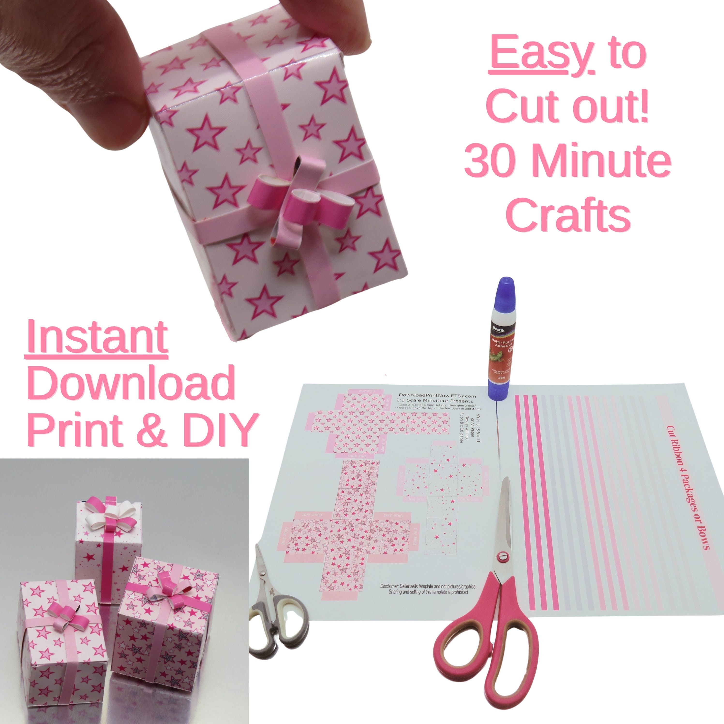 1.3 Scale American Girl Printable Miniature Christmas Presents ...