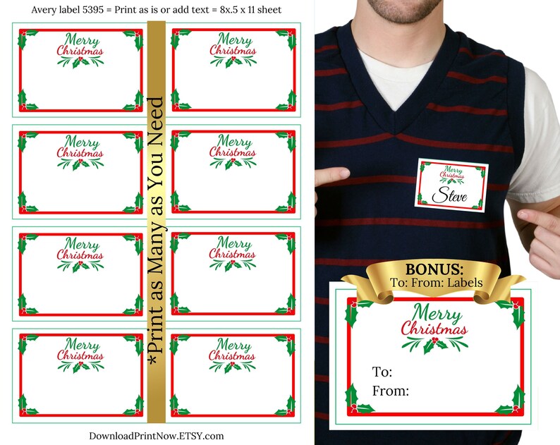 Printable Christmas Name Tags Event Avery Labels Food Gifts Etsy printable-christmas-name-tags-event-avery-labels-food-gifts-etsy