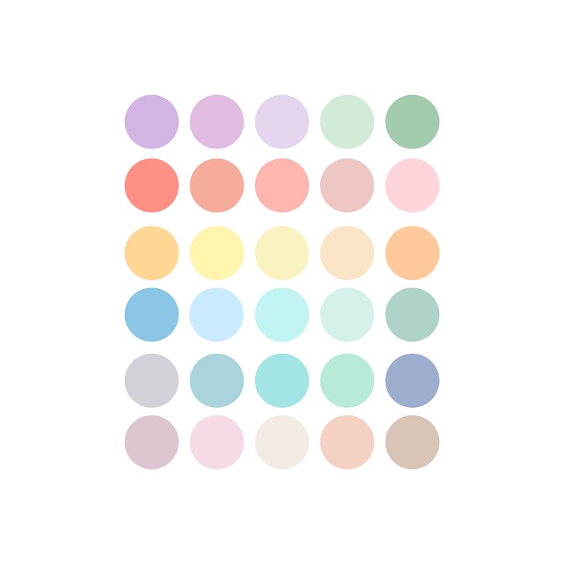 30 Soft Pastel Color Instagram Highlight Cover Muted Pastel Etsy