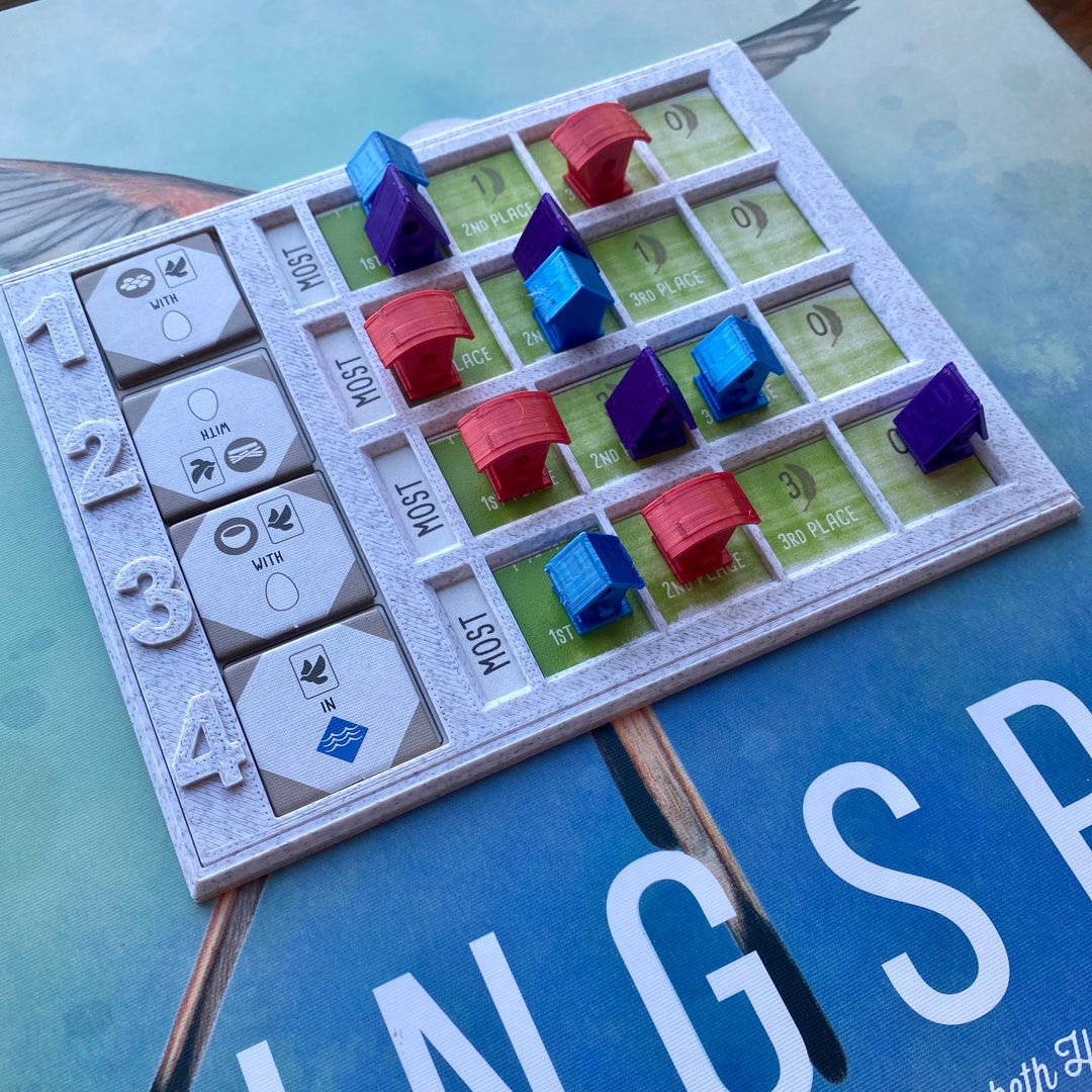 Wingspan Dice Tower Funnel Goal Board Frame Etsy