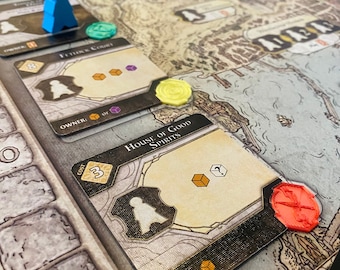 Lords of Waterdeep Building Tokens