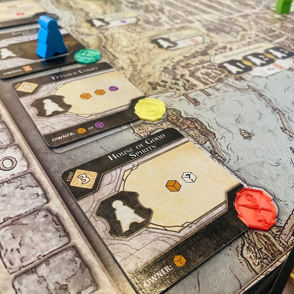 Lords of Waterdeep Building Tokens