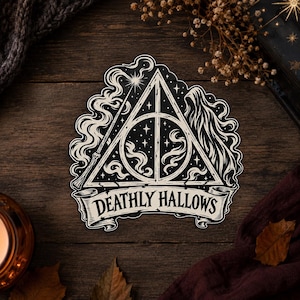 Deathly hollow sticker