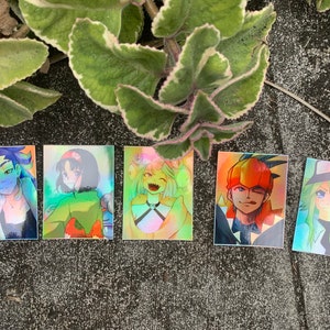 Trainers and Gym Leaders - HOLOGRAPHIC stickers