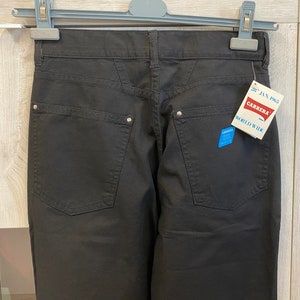 Carrera Vintage 80s Deadstock Black Lightweight Jeans Made in Italy
