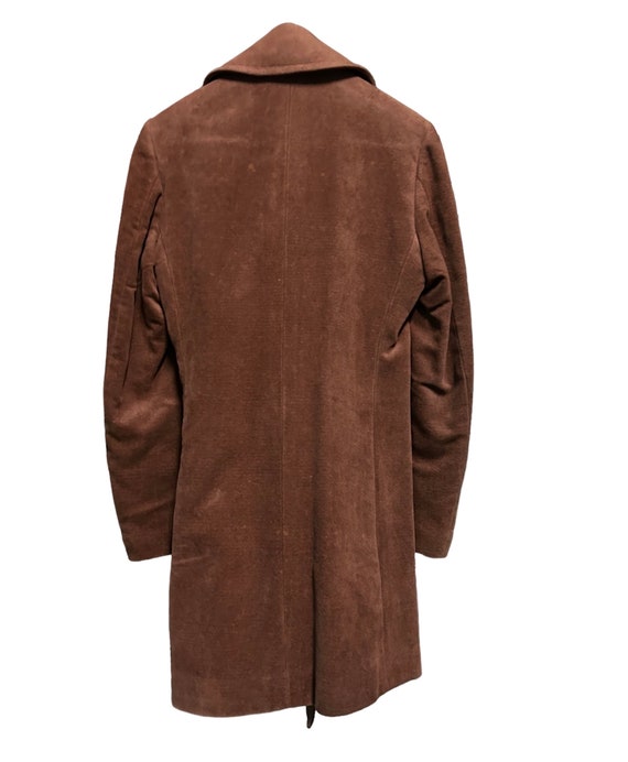 70’s Brown Double Breasted Sweater by Bara made in Japan