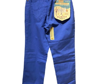Lee Oklahoma Girl Vintage 80s High Waisted Light Blue Jeans Deadstock