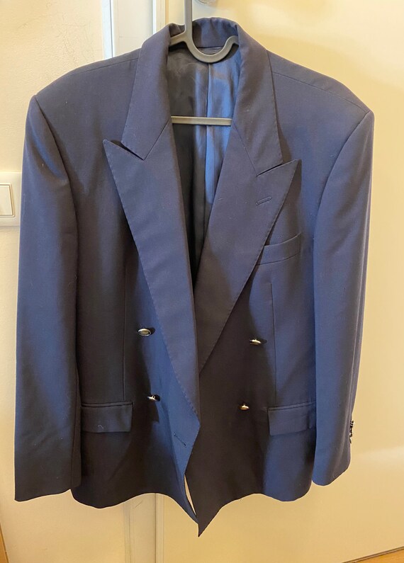 ジャケット VALENTINO BLUE VISCOSE BLAZER Viscose Jacket With Bow for Woman in Provence Blue