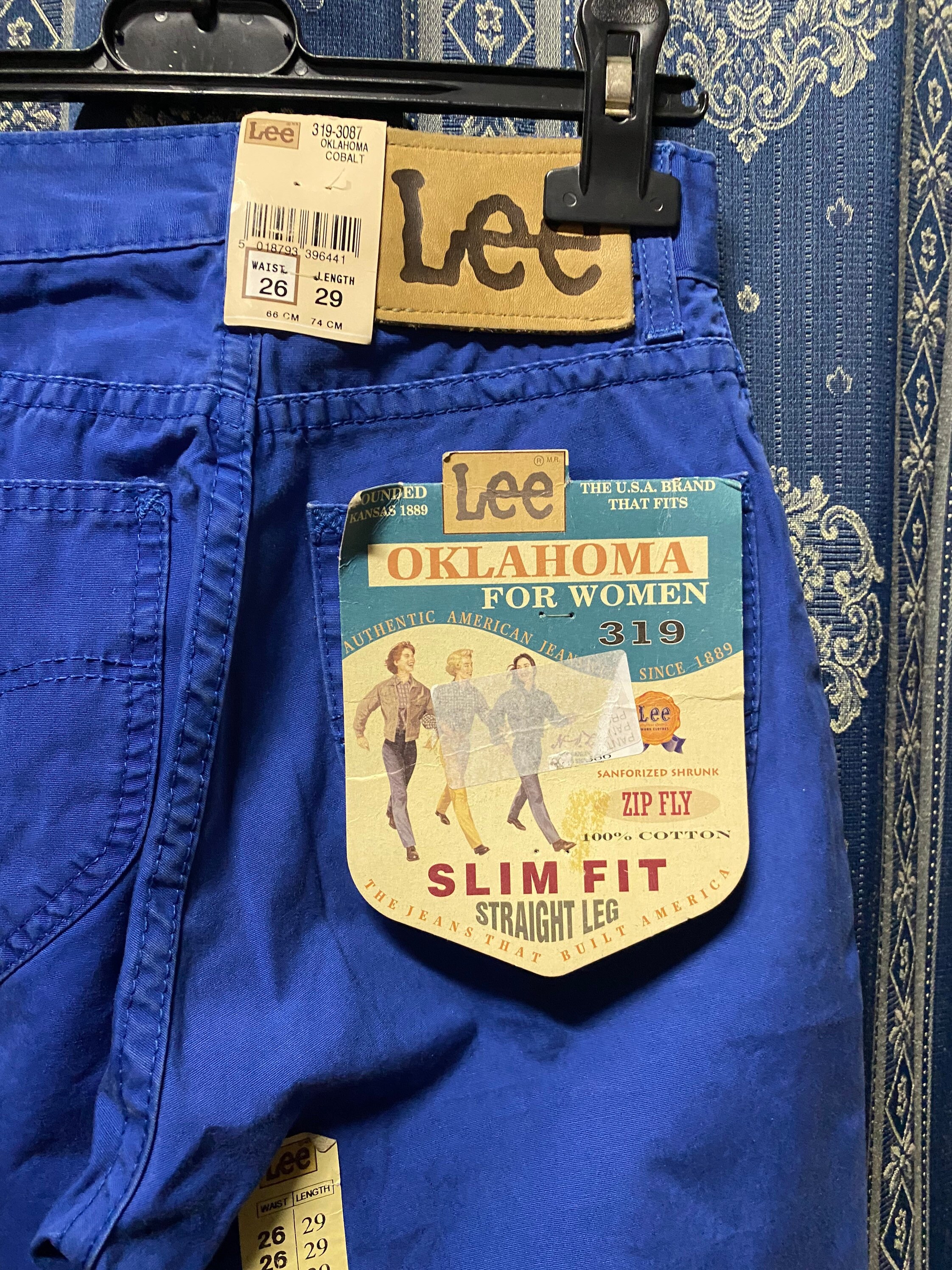 Lee Oklahoma Girl Vintage 80s High Waisted Light Blue Jeans