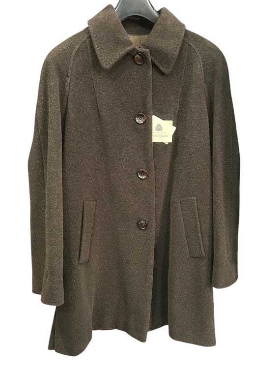 80〜90s made in Italy wool×mohair jacket Italian Vintage 1990s Mohair Wool Contrast Panel Jacket - M | SYLK